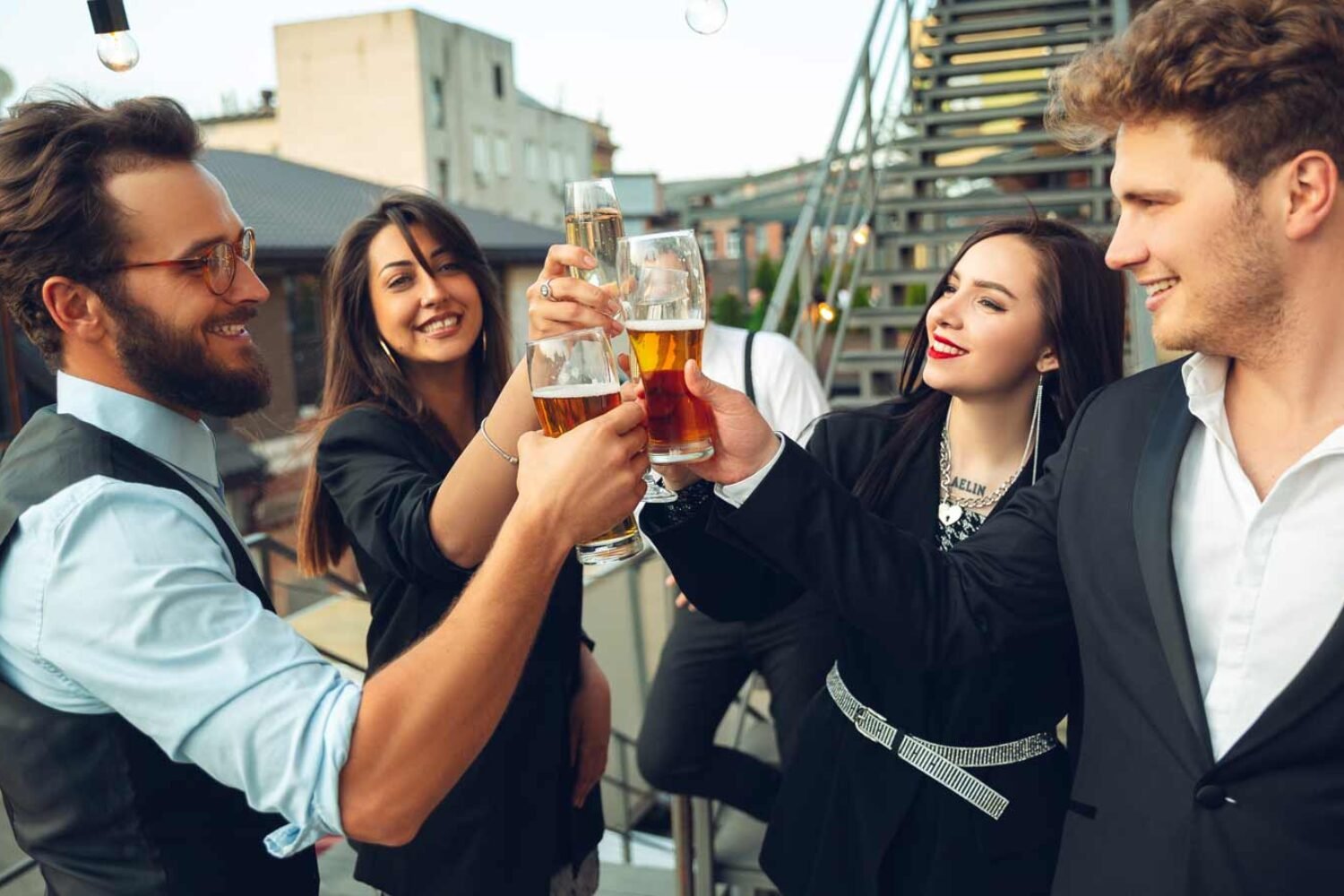 Young people celebrating at Turnstile Events, Edinburgh and the Lothians