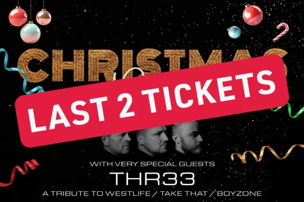 Christmas Party Newtongrange Social Club 2024 Thr33 Westlife Take That Boyzone